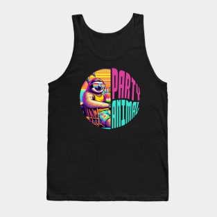 Party Animal Sloth Tank Top